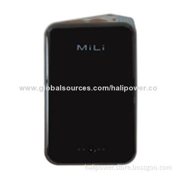 Fashionable Portable Power Bank with 12,000mAh Lithium Polymer Cell